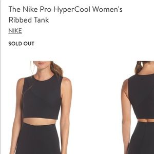 Nike Pro HyperCool Ribbed Tank XS